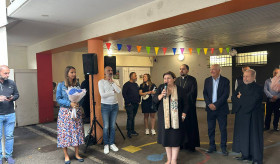 Rentrée scolaire à l'école arménienne Markarian-Papazian de Lyon