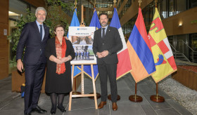 Inauguration du &laquo; Parc du Syunik &raquo; au si&egrave;ge de la r&eacute;gion Auvergne-Rh&ocirc;ne-Alpes